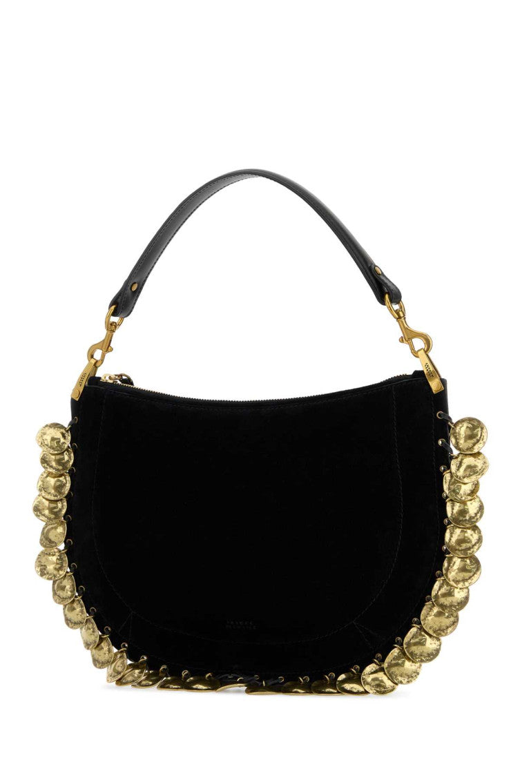 Black Oskan Medium Shoulder Bag 2
