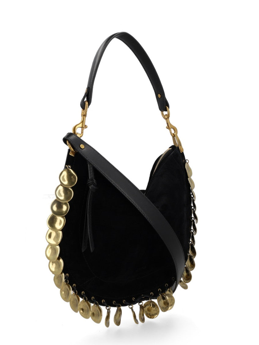 Black Oskan Medium Shoulder Bag 4