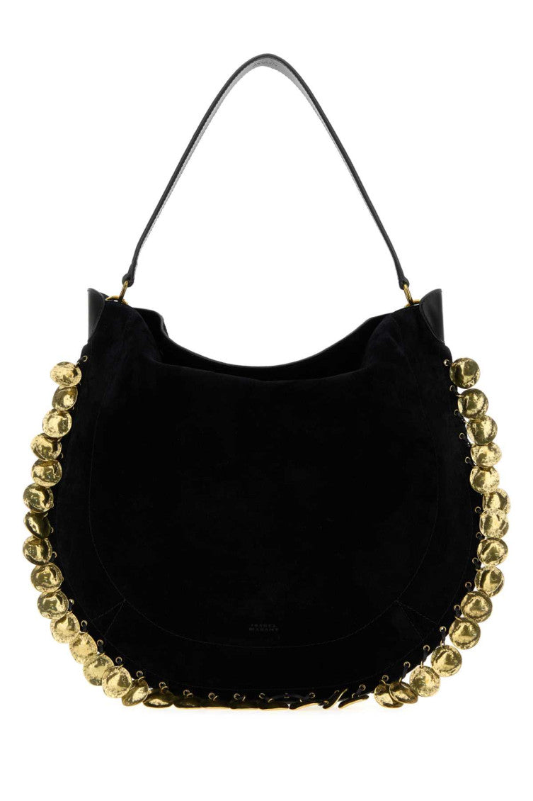 Black Oskan Large Shoulder Bag 1
