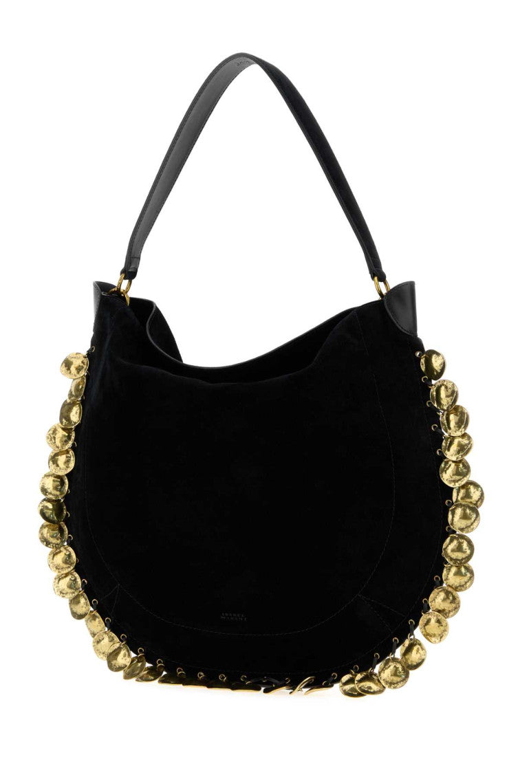 Black Oskan Large Shoulder Bag 2