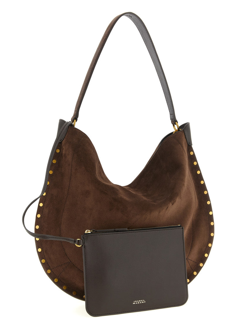 Dark Brown Oskan Large Shoulder Bag 2