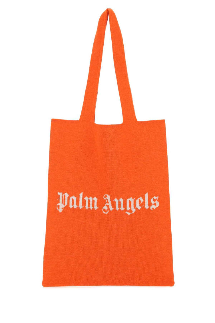 Orange logo print Tote Bag 1