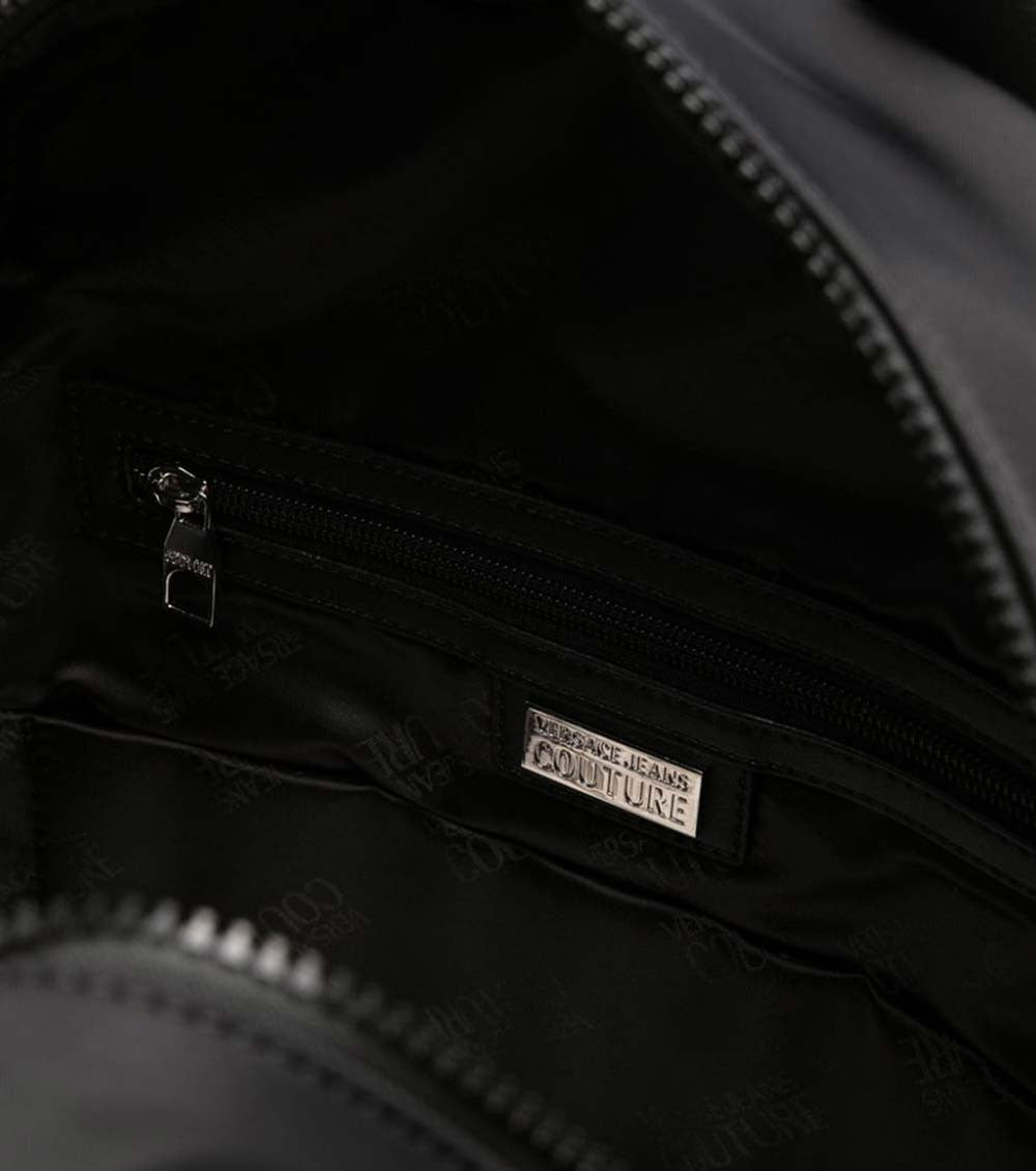 Black Logo Large Backpack 3
