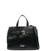 Black Logo-Buckle Small Satchel 1