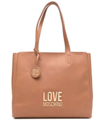 Brown Logo Plaque Large Tote 1