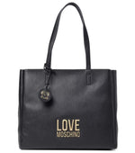 Black Logo Plaque Large Tote 1