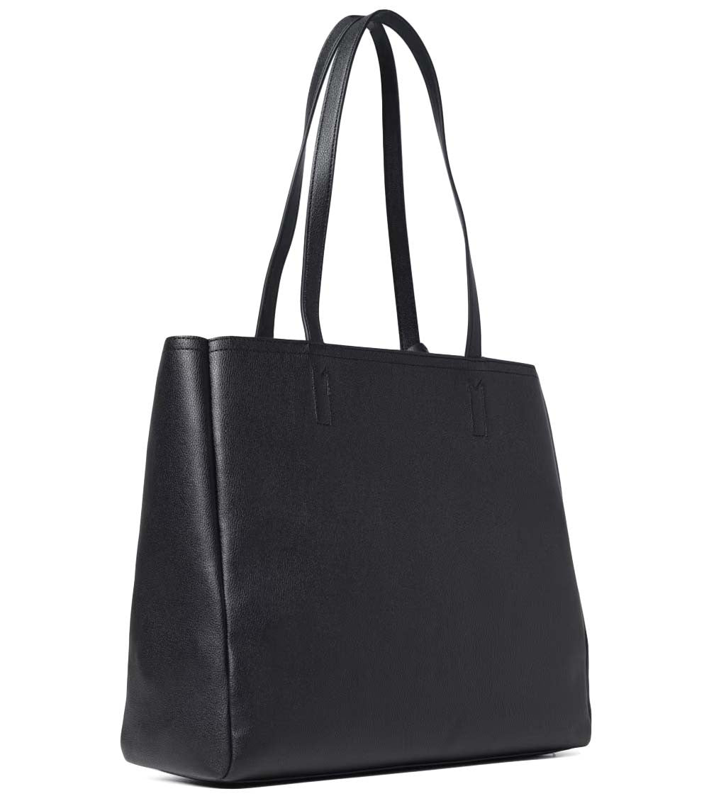 Black Logo Plaque Large Tote 2