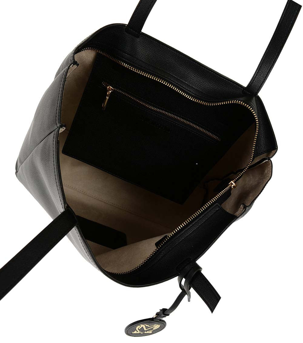 Black Logo Plaque Large Tote 3