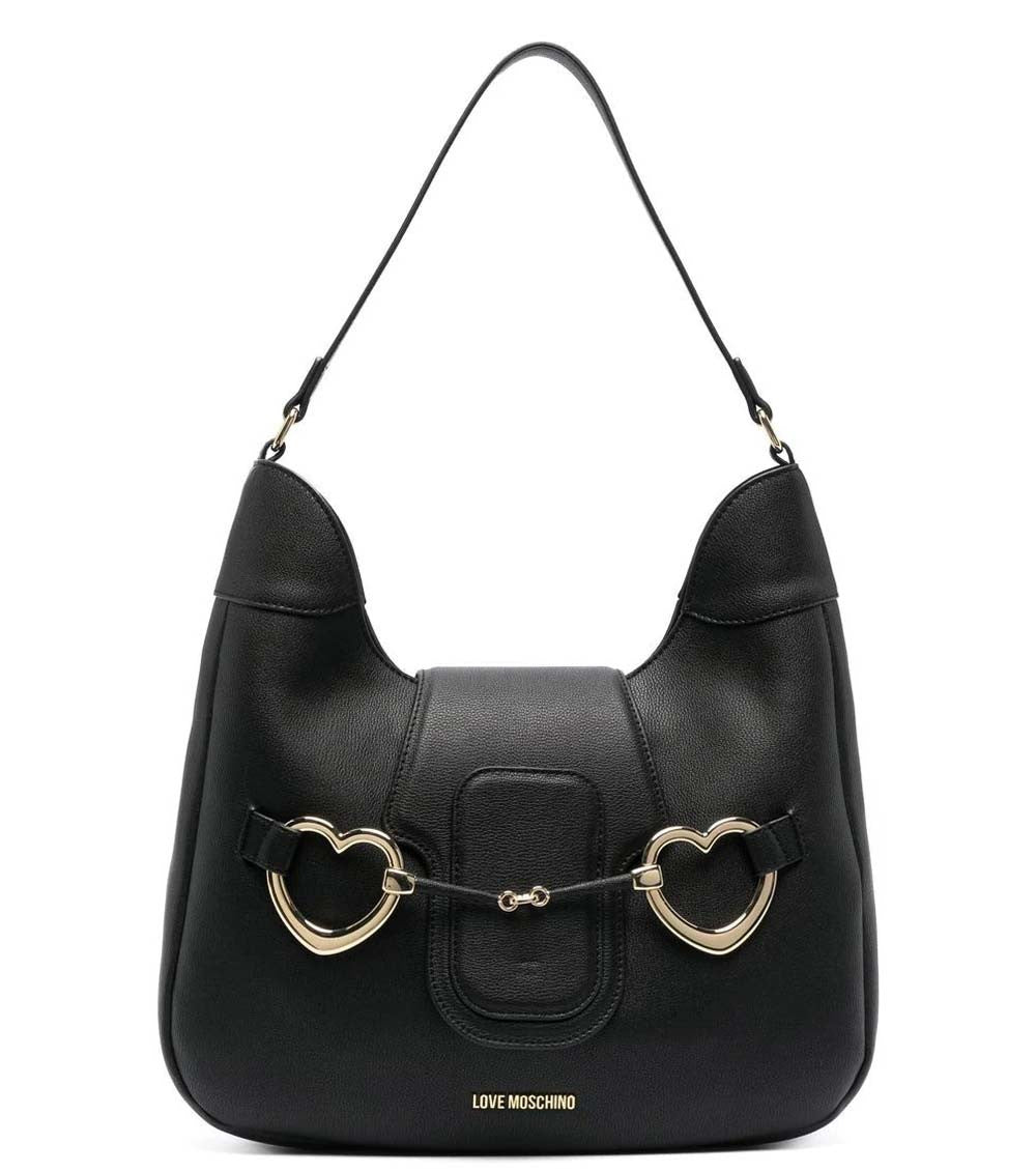 Black Heart Clamp Medium Hobo 1