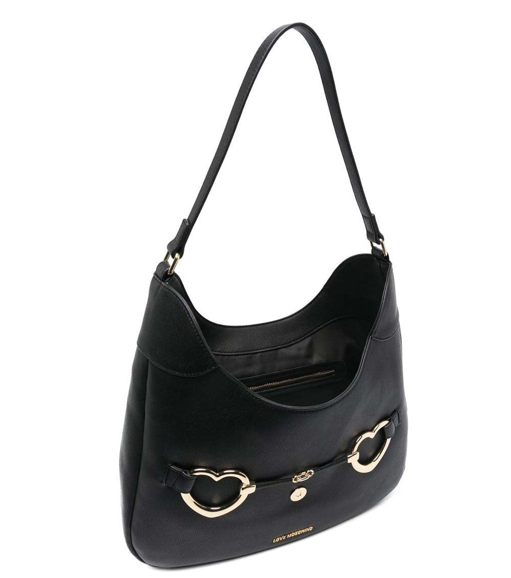Black Heart Clamp Medium Hobo 3