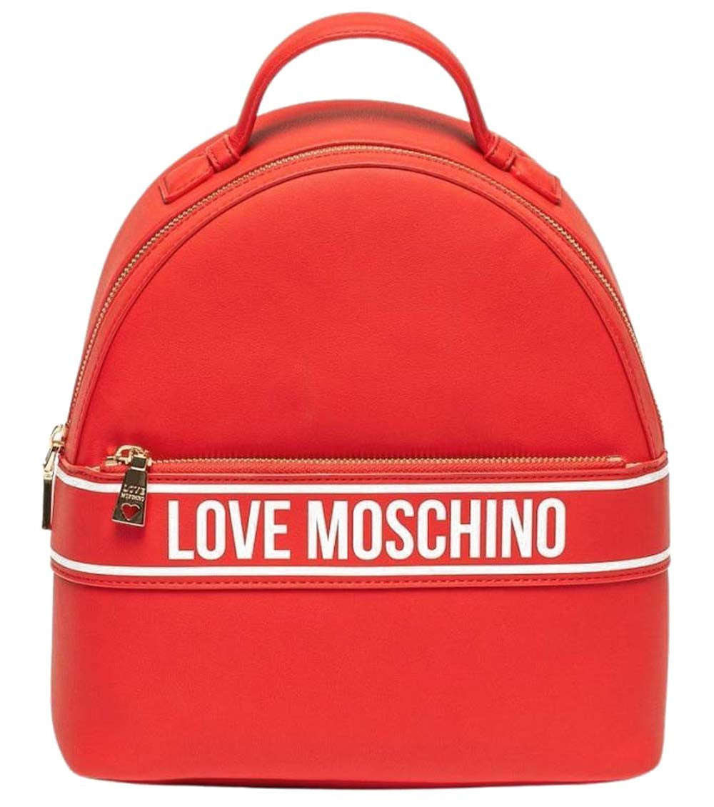 Red Print Logo Small Backpack 1
