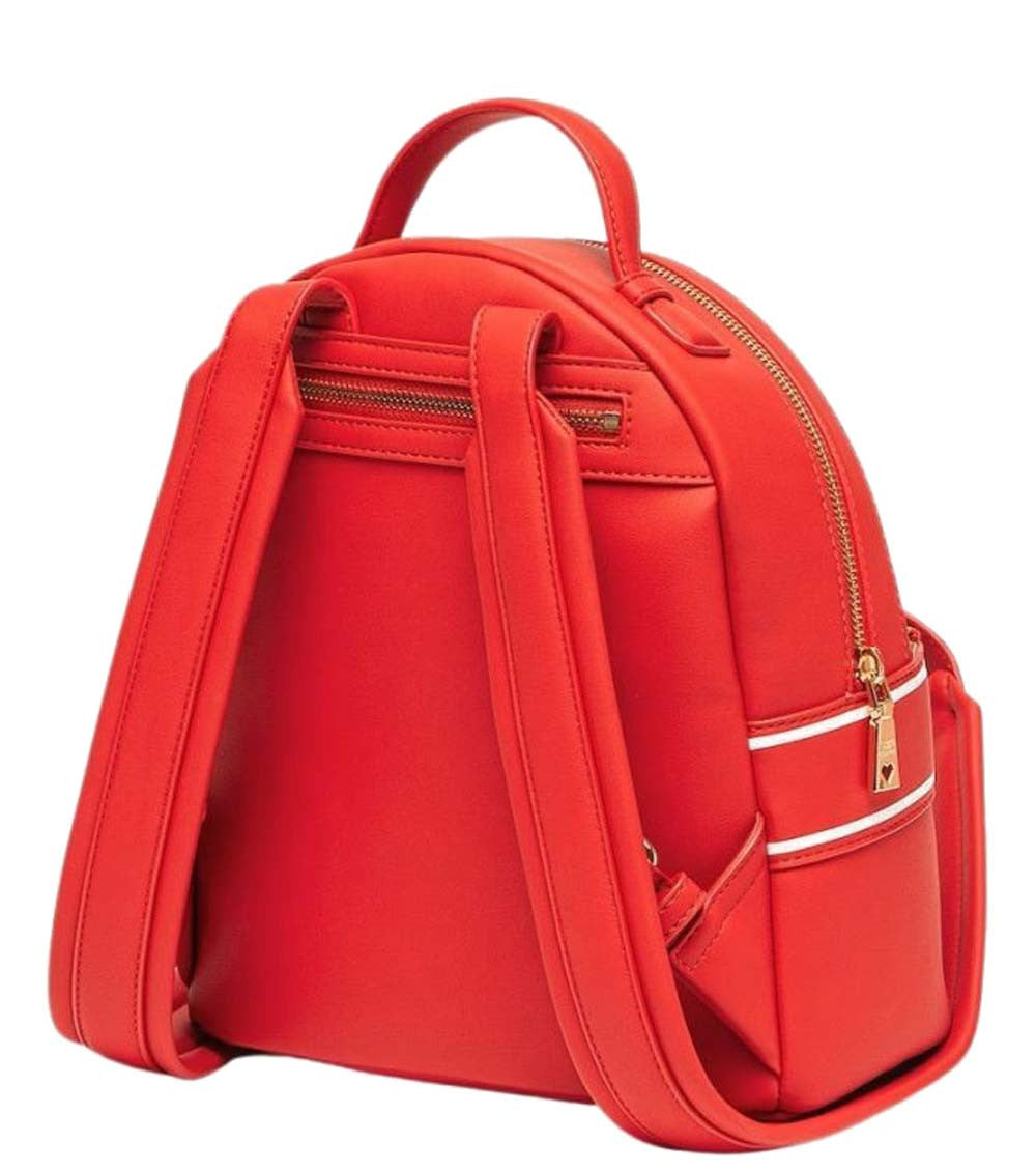 Red Print Logo Small Backpack 2