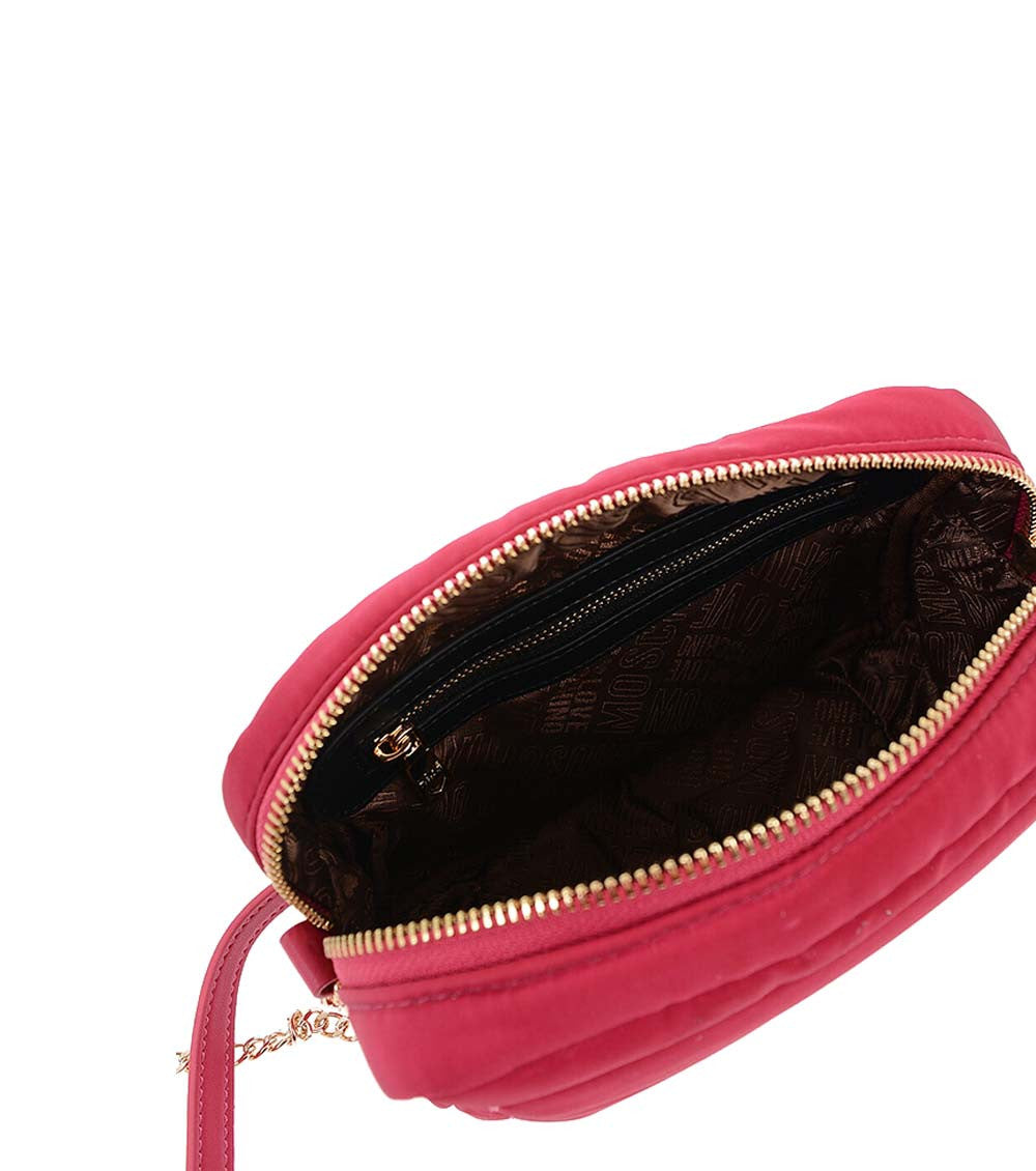 Light Pink Logo Plaque Small Crossbody Bag 3