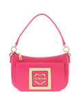 Fuchsia Logo Medium Shoulder Bag 1