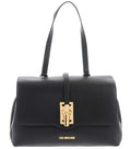 Black Logo Large Shoulder Bag 1