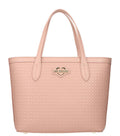 Light Pink Valentina Top Zip Small Tote 1