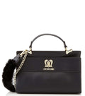 Black Logo Plaque Small Satchel 1