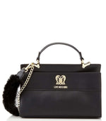 Black Logo Plaque Small Satchel 1