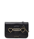 Black Heart-Charm Small Shoulder Bag 1