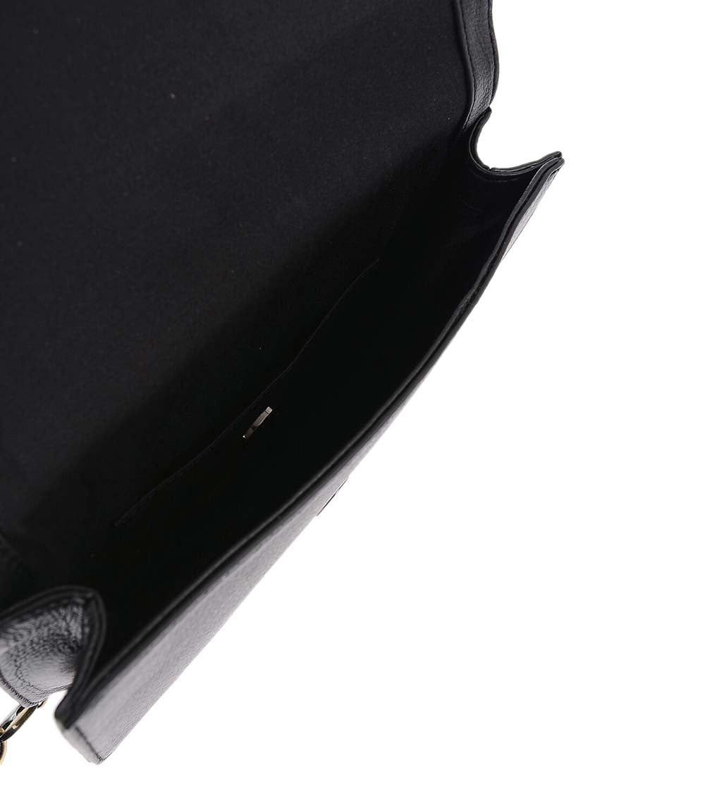 Black Heart-Charm Small Shoulder Bag 3
