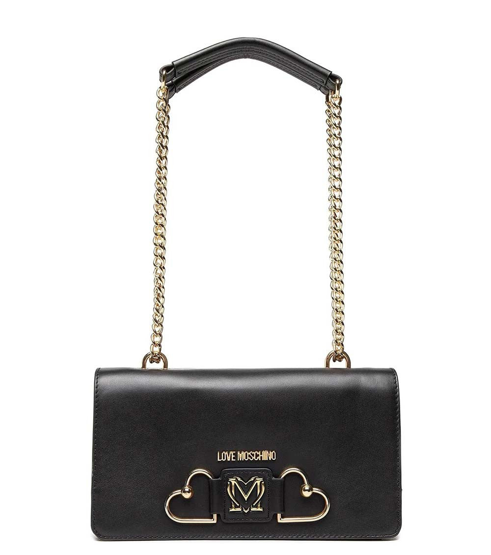 Black Heart Logo Small Shoulder Bag 1