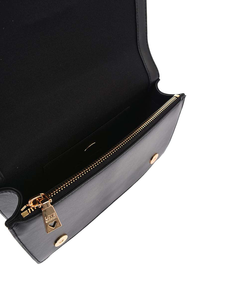 Black Heart Logo Small Shoulder Bag 3