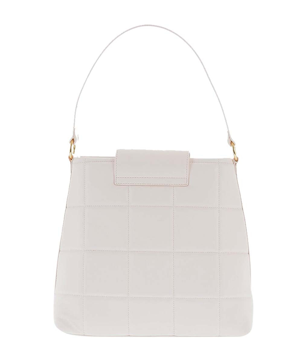 White Quilted Small Hobo 2