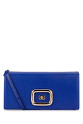 Royal Blue Embossed-logo Shoulder Bag 1