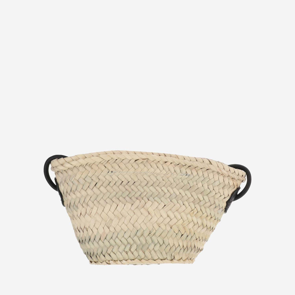 Beige STRAW CROSSBODY BAG 3