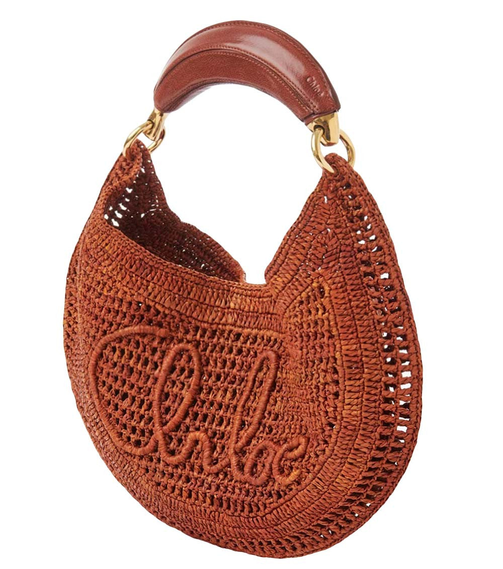 Brown Summer Banana Large Hobo 2