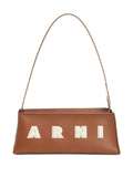 Brown Logo Shoulder Bag 1