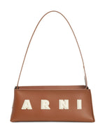 Brown Logo Shoulder Bag 1