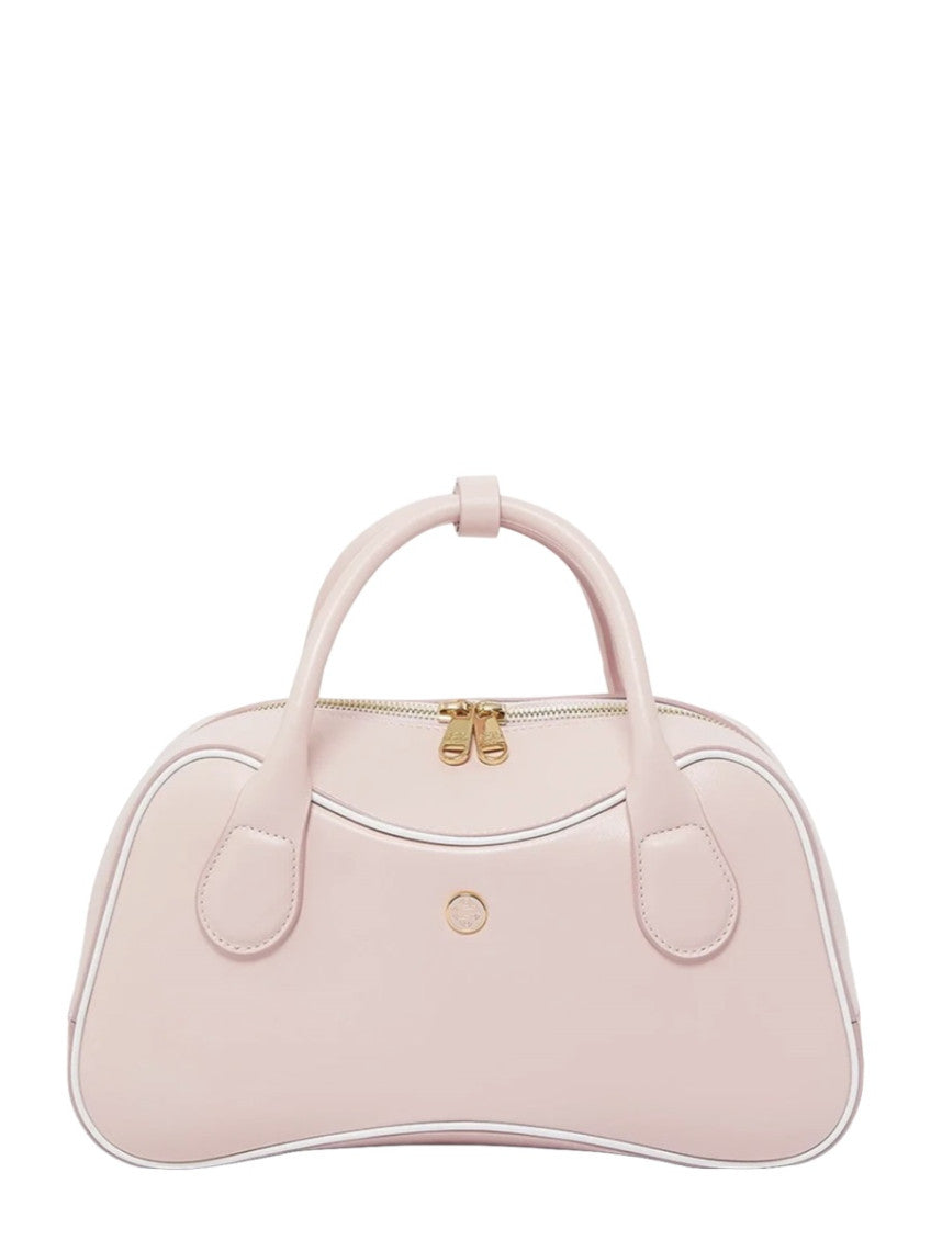 Pink Logo Top Zip Mini Satchel 1