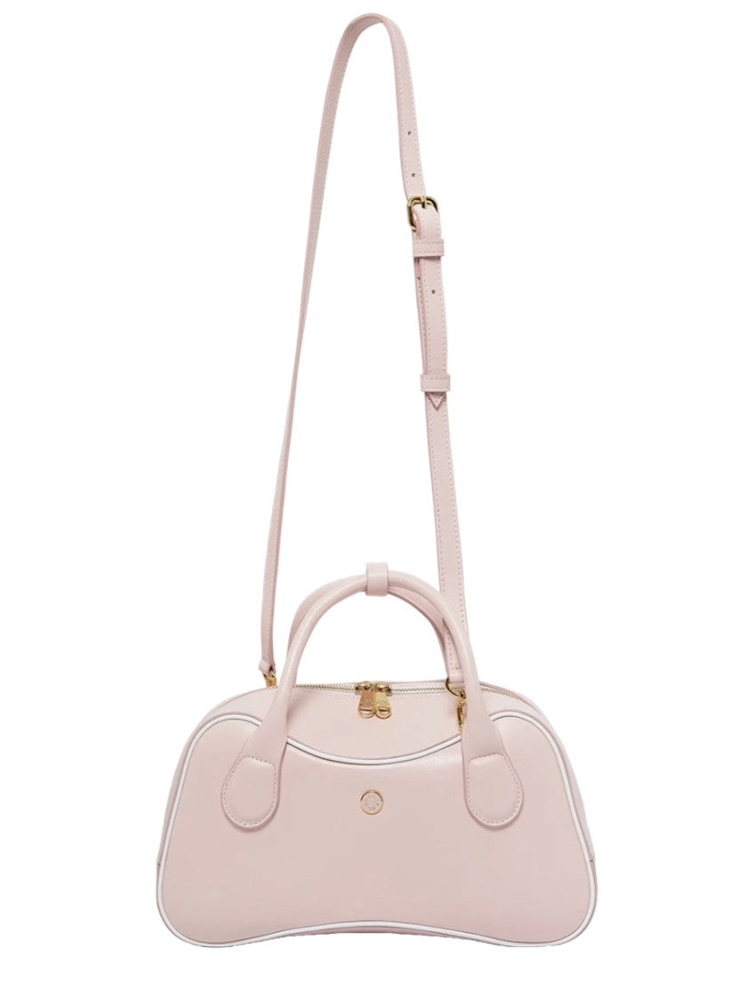 Pink Logo Top Zip Mini Satchel 2