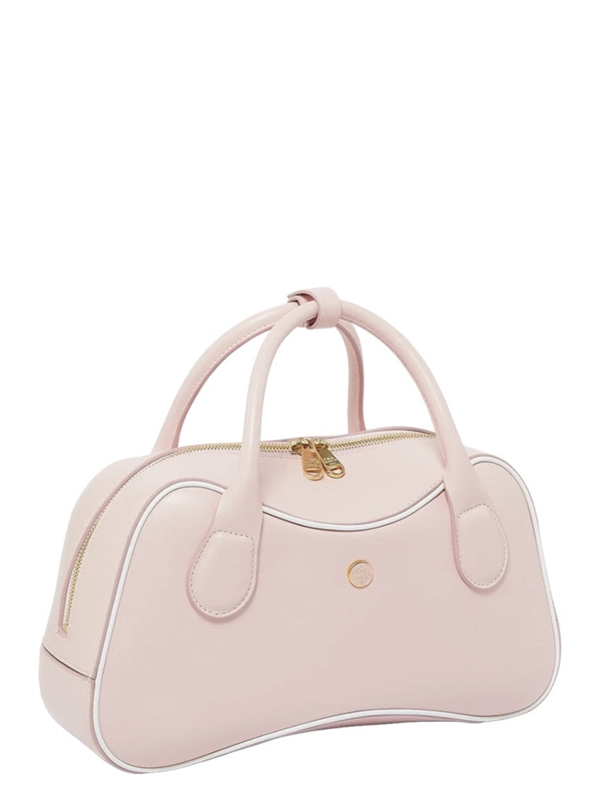 Pink Logo Top Zip Mini Satchel 3