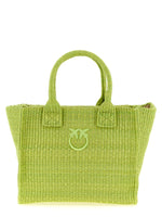 Green Love Birds Top Zip Small Tote 1
