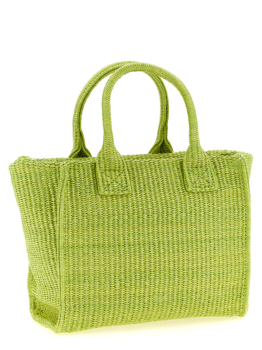 Green Love Birds Top Zip Small Tote 2