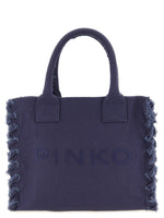 Purple Logo Top Zip Medium Tote 1