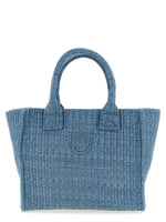 Blue Love Birds Top Zip Small Tote 1