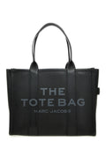 Black The Leather Top Zip Large Tote 1