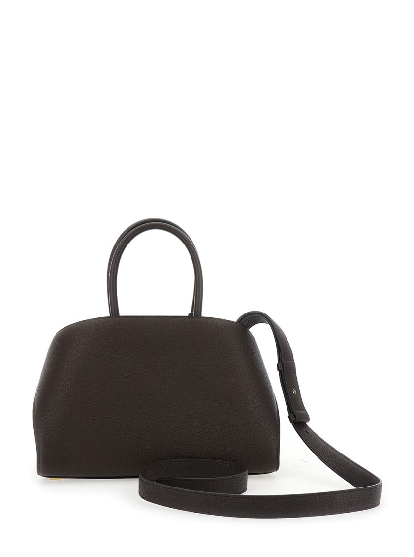 Brown Hug bicolor handbag 2