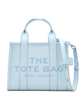 Light Blue The Leather Top Zip Small Tote 1