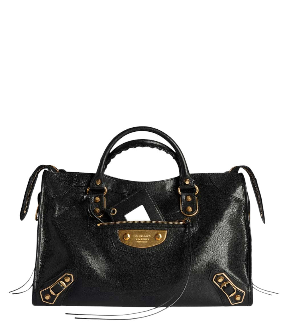 Black Le City Uptown Medium Tote 1