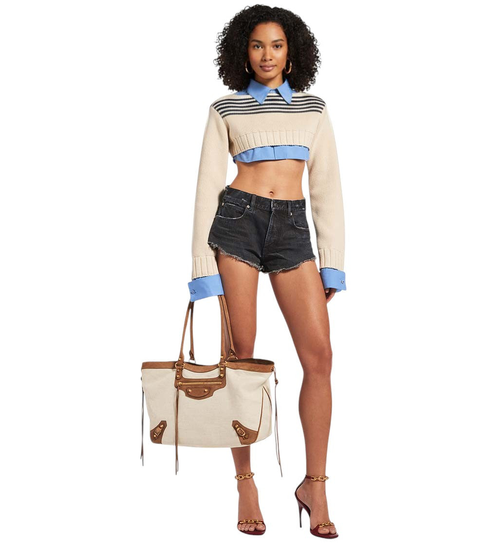 Beige Le City Medium Tote 4
