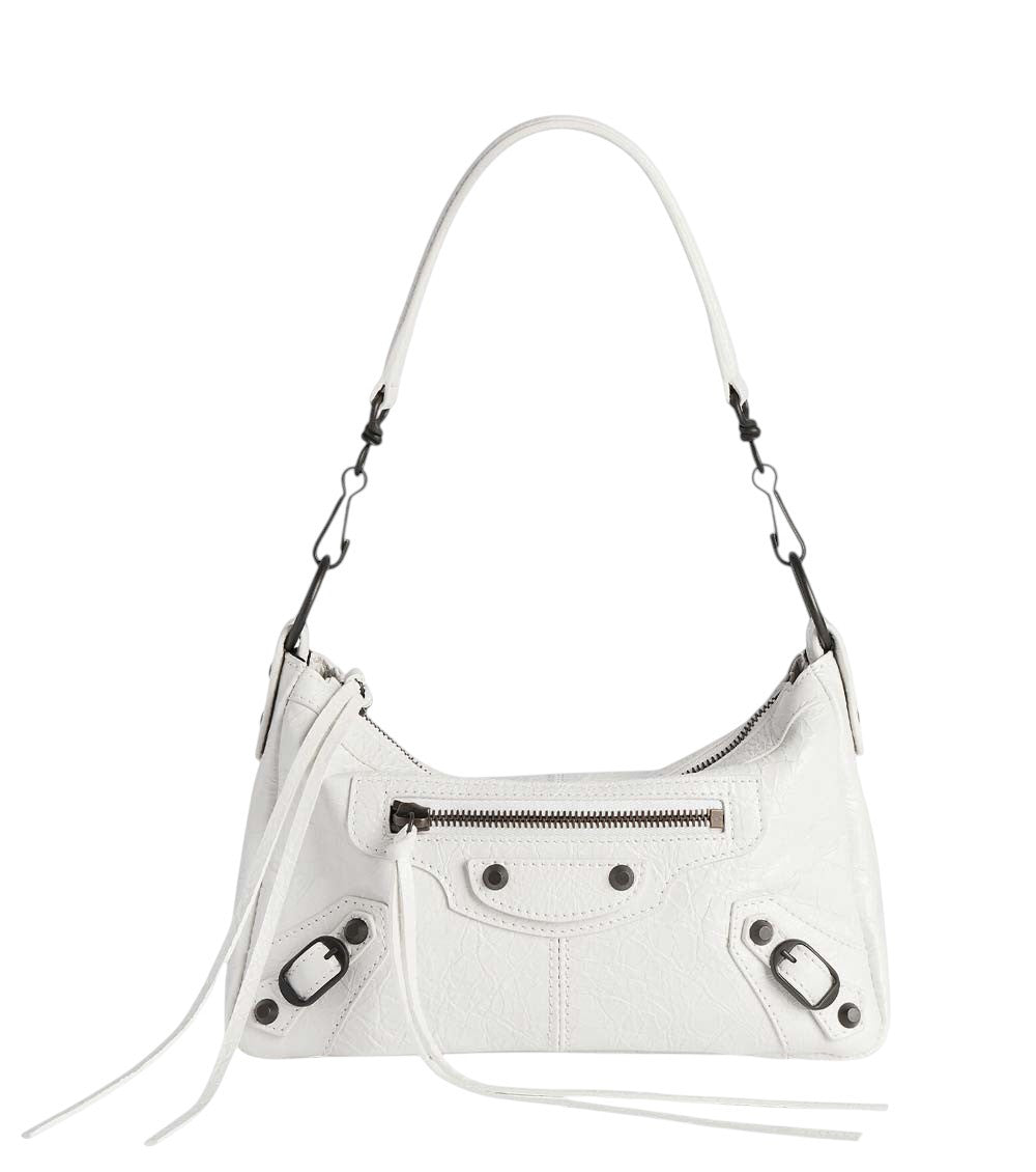 White Le City Moto Mini Crossbody Bag 1