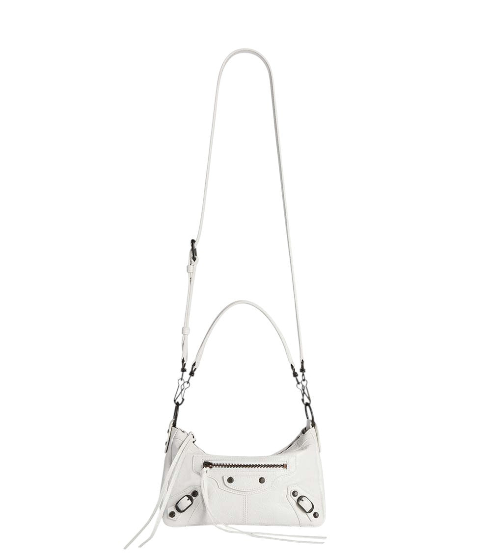 White Le City Moto Mini Crossbody Bag 2