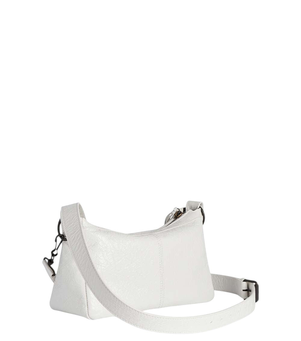 White Le City Moto Mini Crossbody Bag 3