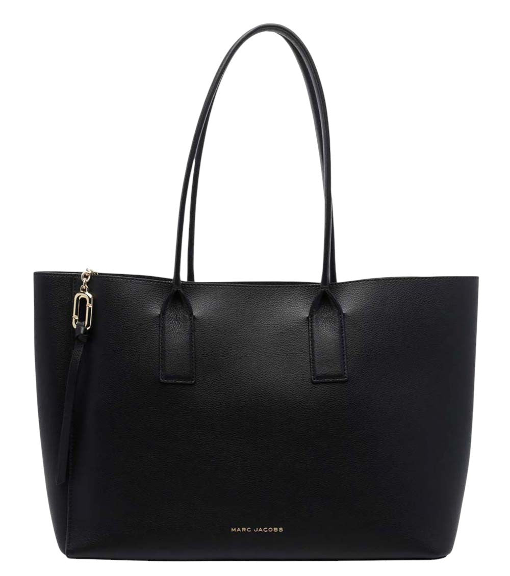 Black Pop J medium leather tote 1