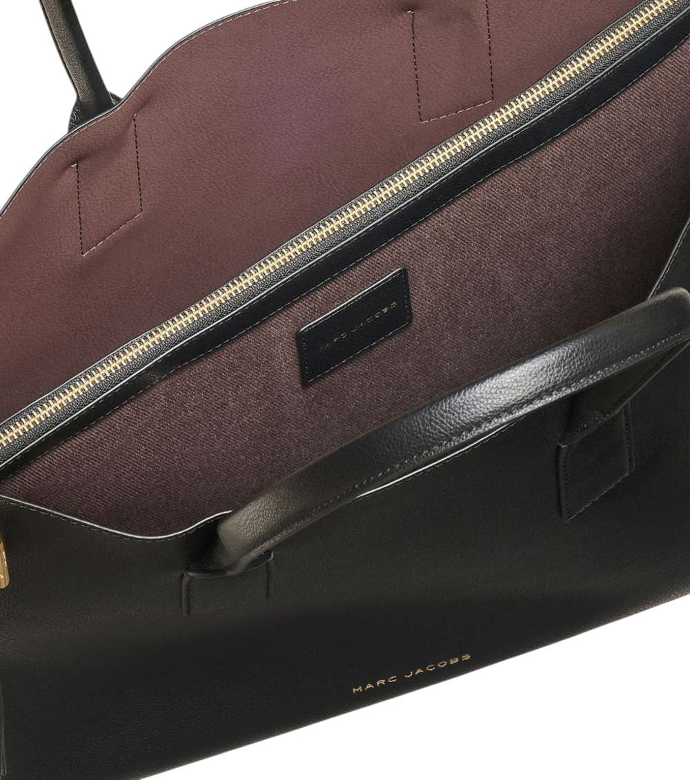 Black Pop J medium leather tote 3