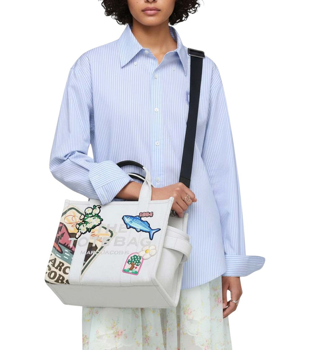 White The Camp Patchwork Medium Tote 5